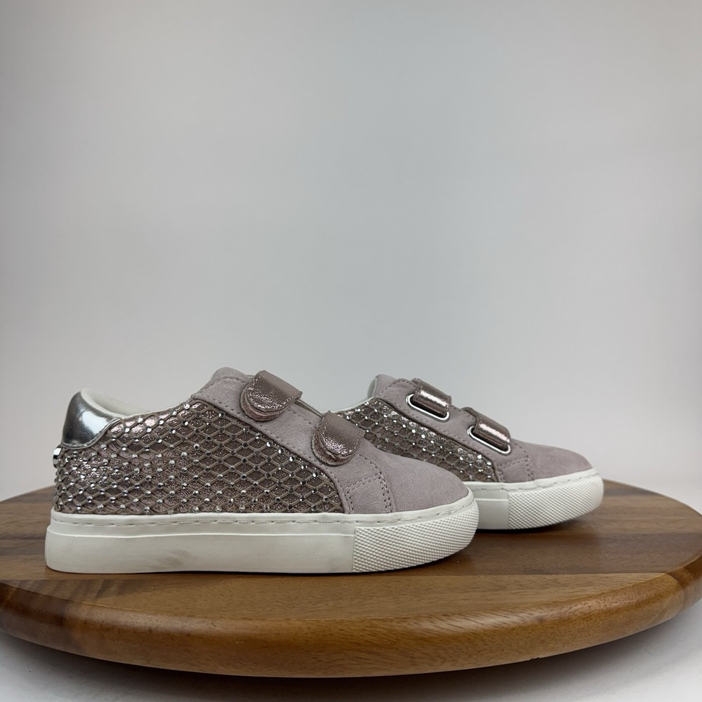Little Girls Steve‎ Madden Rowdy Pink Rhinestone Casual Sneakers Shoes Size 11 C